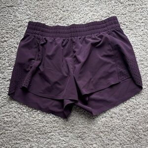Athleta Purple Hustle Shorts